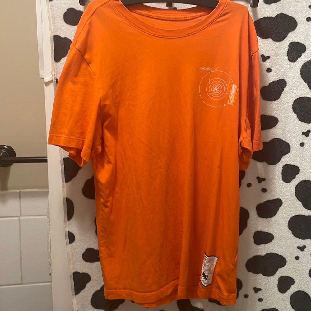 Nike orange street wear basketball shirt
